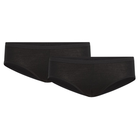 Culotte femme Icebreaker Women Merino 150 Siren Hipkini 2 Pack noir Black