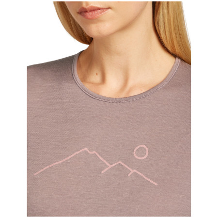 T-shirt fonctionnel femme Icebreaker Women Merino 200 Oasis LS Crewe Rainer Ridge