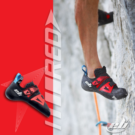 Chaussons d'escalade EB Climbing Red