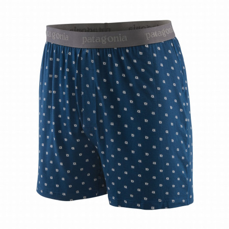 Caleçon homme Patagonia M's Essential Boxers bleu foncé Sun Beams: Lagom Blue