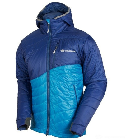 Veste homme Sir Joseph Heron Hooded Man bleue navy/turquoise