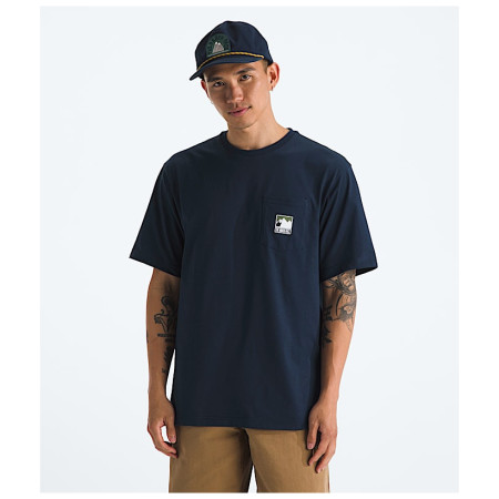 T-shirt homme The North Face M Mountain Logo Relaxed S/S Pocket Tee