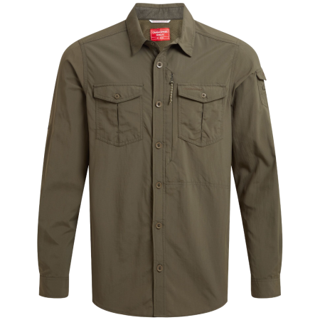 Chemise homme Craghoppers NosiLife Adventure Long Sleeved Shirt III green Woodland Green