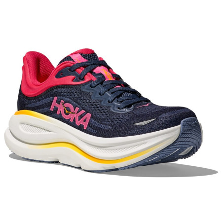 Chaussures running femme Hoka W Bondi 9 noir / rose Varsity Navy / Nautical Dusk