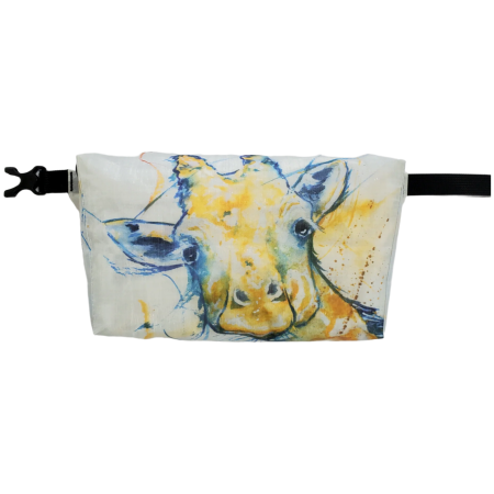 Sac banane High Tail Designs Fanny Pack v1.5 Giraffe blanc Giraffe