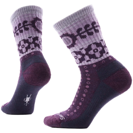 Chaussettes Smartwool Women's Everyday Cozy Retro Sunflower Cr violet