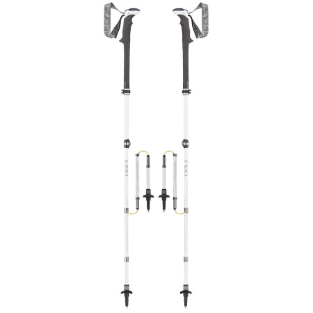 Bâtons randonnée Leki Micro Vario Carbon Lady AS vert WhiteLightanthraciteSilver