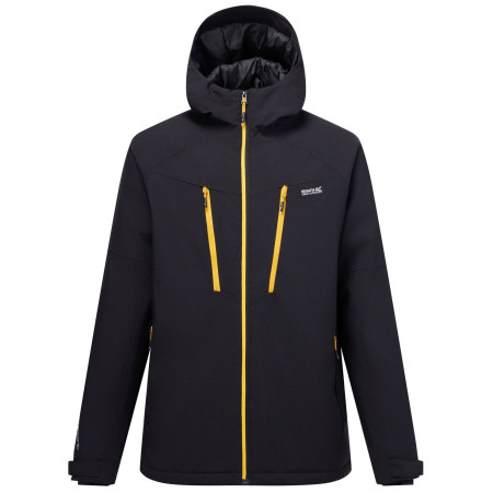 Veste d'hiver homme Regatta Highton Stretch Padded Jacket noir / jaune Black(Sunst)
