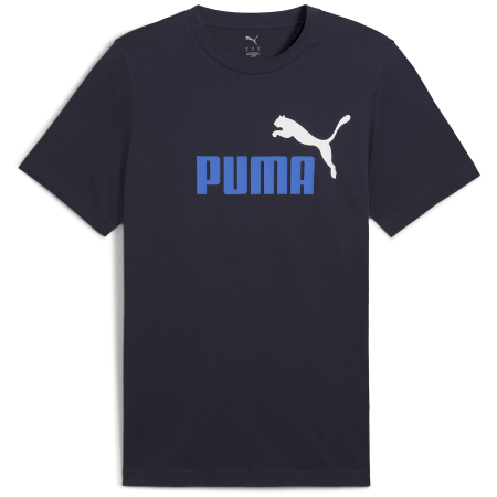 T-shirt homme Puma ESS 2 Color No. 1 Logo Tee bleu New Navy