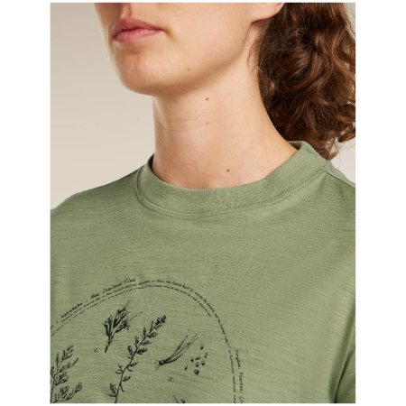 T-shirt femme Icebreaker Merino 150 Tech Lite SS Crop Tee Seed Story