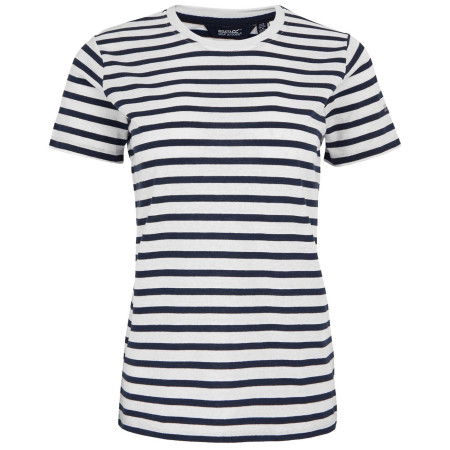 T-shirt femme Regatta Bayletta SS Tee blanc / bleu Wht/NvyStrpe