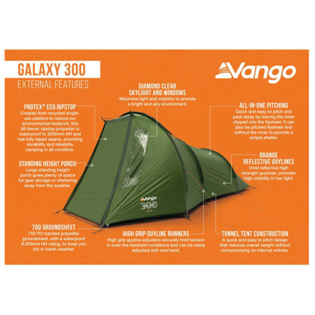 Tente de randonnée Vango Galaxy 300
