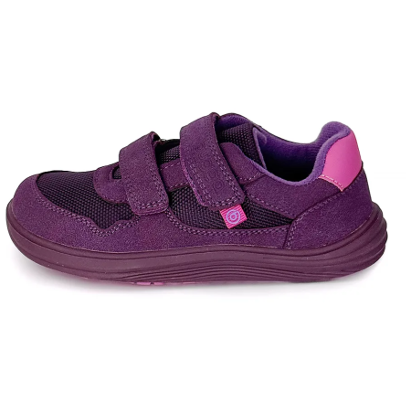 Chaussures barefoot toutes saisons pour enfant Bugga Safi Dark Purple