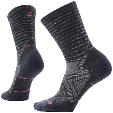 Chaussettes Smartwool Women's Run Zero Cushion Crew Socks gris