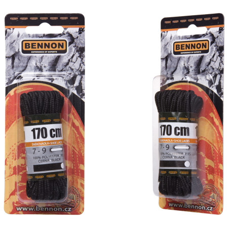 Lacets Bennon Laces Black Box 170 cm