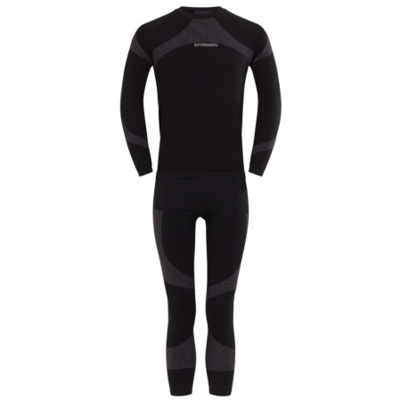 Sous-vêtements thermiques hommes Fundango Seamless Baselayer Set noir black