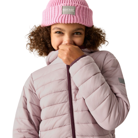 Veste d'hiver enfants Regatta Junior Hooded Marizion Powder Lilac