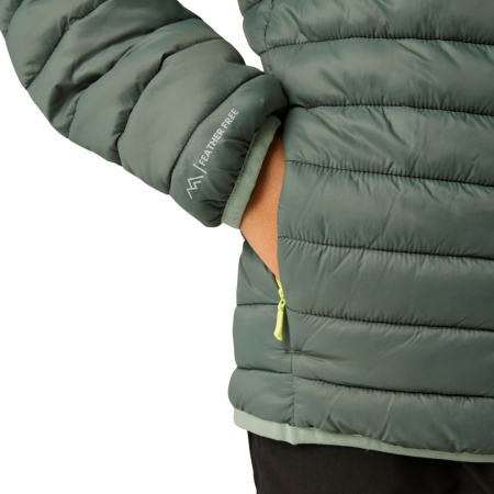 Veste d'hiver enfants Regatta Junior Hooded Marizion Dark Forrest Green