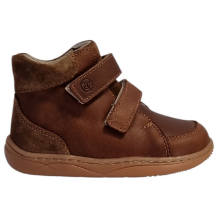 Chaussures barefoot pour enfant beBare 3602SA Tan brun TAN