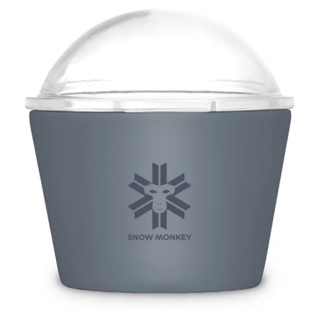 Boîte alimentaire isotherme Snow Monkey Freezie gris foncé deepartic