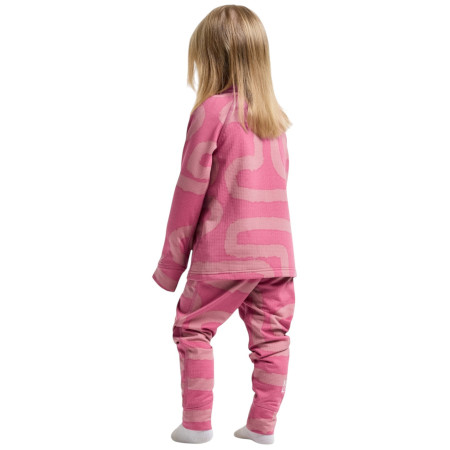 Sous-vêtements fonctionnels enfant Didriksons Jadis Kids Pr Set 5 Path Heather Pink