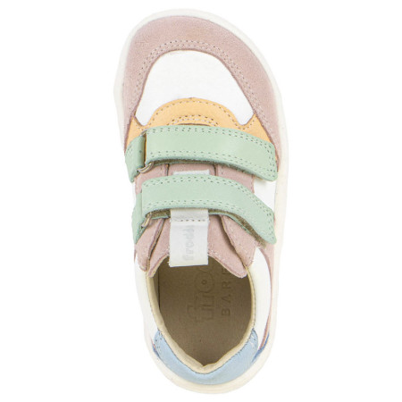 Baskets pour enfant Frodo Barefoot zeru spring White/Pink