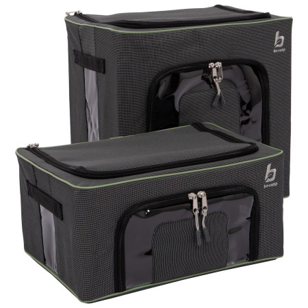 Boîte de rangement Bo-Camp Storage box set foldable M+L noir