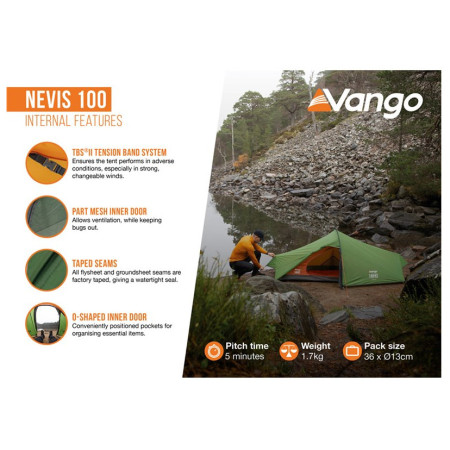 Tente de randonnée Vango Nevis 100