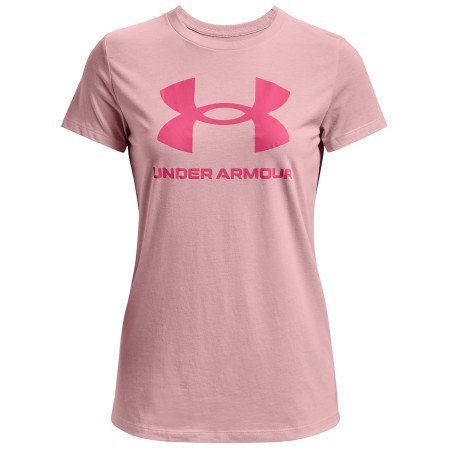 T-shirt femme Under Armour Sportstyle Logo SS rose Prime Pink / / Pink Punk