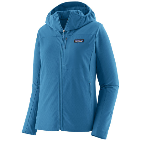 Veste femme Patagonia Women's R1® CrossStrata Hoody bleu Aquatic Blue