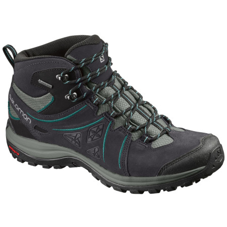 Chaussures femme Salomon Ellipse 2 MID LTR GTX W gris / bleu Phantom/CastorGray/ArubaBlue