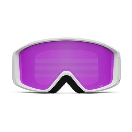 Masques ski Giro Index 2.0 White Wordmark Amber