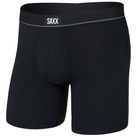 Caleçon homme Saxx Essential Cotton Boxer Brief Fly noir black