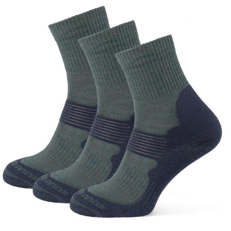 Chaussettes Zulu Merino Allseason 3-pack vert green