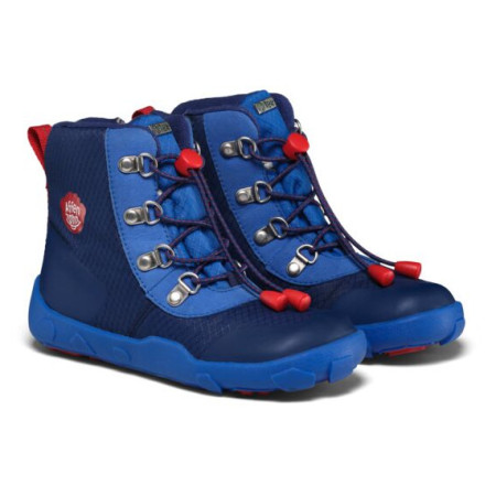 Bottes d'hiver enfant Affenzahn Winter Boot Vegan Discovy Whale bleu foncé Whale