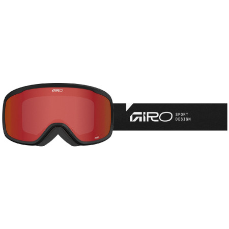 Masques ski Giro Roam Black Stacked-Amber Scarlet/Yellow