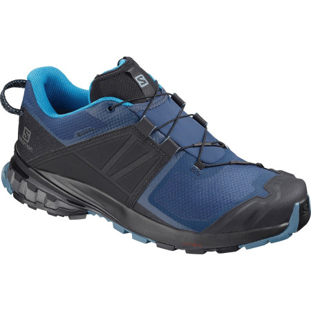 Chaussures homme Salomon Xa Wild GTX bleue SargassoSea