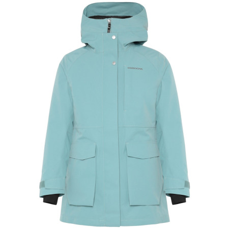 Veste d'hiver parka pour femme Didriksons Harriet Wns Parka bleu clair Factory Blue