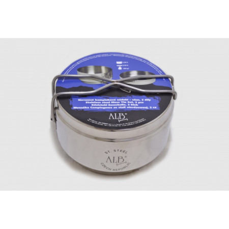 Pot de camping ALB forming nerezový - dvoudílný