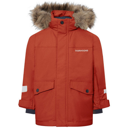 Veste d'hiver enfants Didriksons Bjärven Kids Parka 5 Rust orange Rust