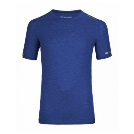 T-shirt fonctionnel homme Ortovox Merino 105 Ultra Short Sleeve bleue StrongBlue
