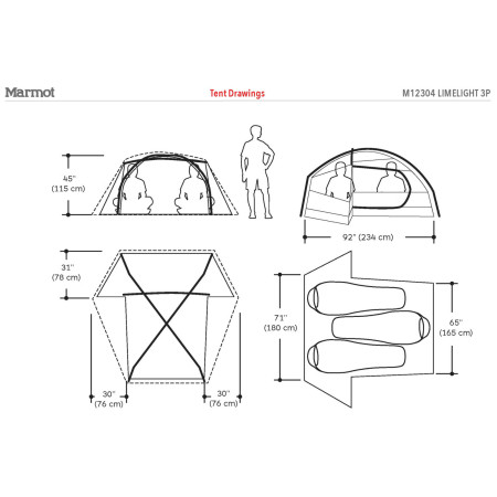 Tente Marmot Limelight 3P