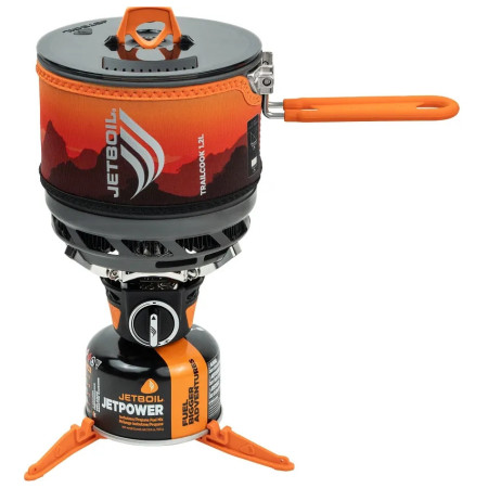 Réchaud Jet Boil TrailCook 1.2L rouge / orange Sunset