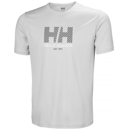T-shirt homme Helly Hansen Hh Tech Graphic T-Shirt 2.0 gris 853 GREY FOG