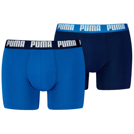Caleçon homme Puma Everyday Basic Boxer 2P bleu foncé true blue