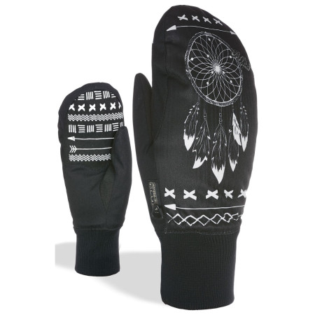 Gants femme Level Bliss Coral Mitt noir / blanc Blackwhite