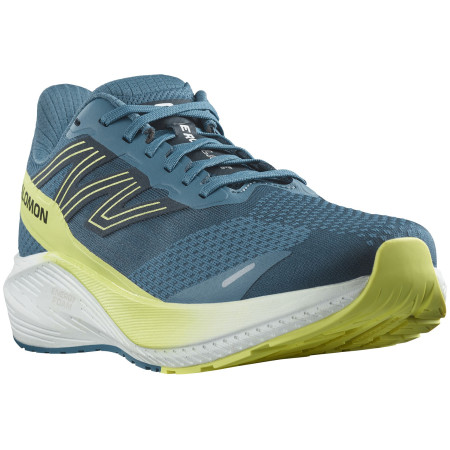 Chaussures de running hommes Salomon Aero Blaze bleue Blue Ashes / Sunny Lime / Dark Sapphire