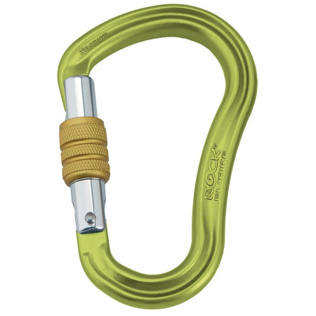Mousqueton Rock Empire Carabiner HMS Magnum Screw green Lightgreen