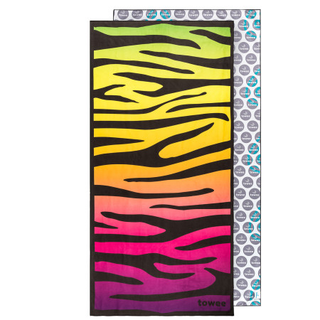 Serviette sechage rapide Towee Zebra 70x140 cm mix1 Ribs
