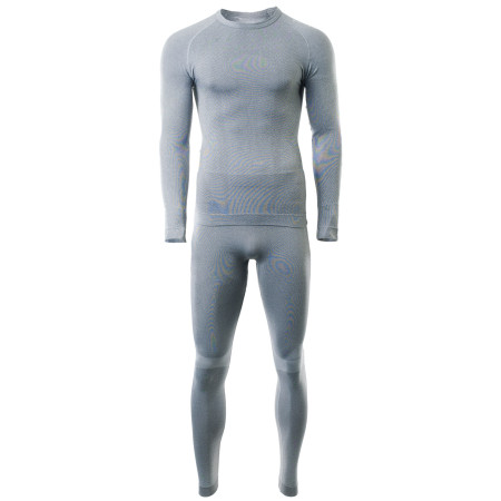 Sous-vêtements thermiques hommes Hi-Tec Helmin Set girs Grey
